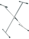 RTX - Stand clavier X à rotule crantée - titane - TRT RX10-T