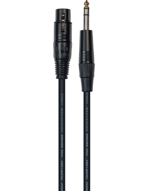 Yellow Cable - Cordon c.micro jack sym xlr fem. 5 m - ECO M05J-S