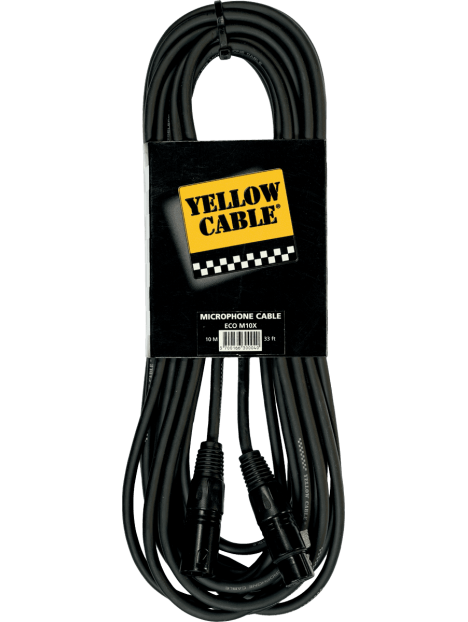 Yellow Cable - Cordon c micro xlr xlr fem. 10 m - ECO M10X