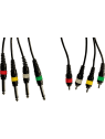 Yellow Cable - Multipaire 4 jack mono 4 rca 3 m - ECO MU02