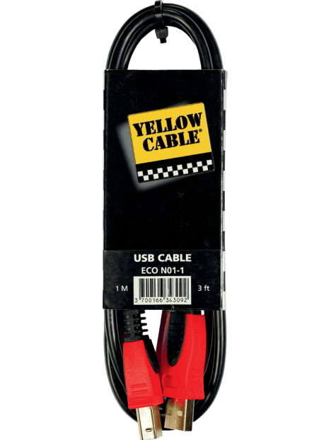 Yellow Cable - câble usb a vers usb b 1 m - ECO N01-1