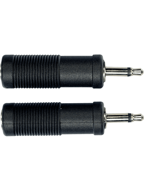 Yellow Cable - Adaptateur jack male 3.5 mm jack fem. 6.35 mm - lot de 2 - ECO AD05
