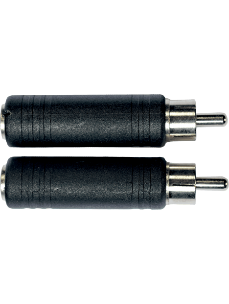 Yellow Cable - Adaptateur rca m/jack fem.em. 6.35 - lot de 2 - ECO AD08