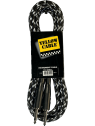 Yellow Cable - Cordon  jack jack gaine tressée gris-noir - ECO G66DG
