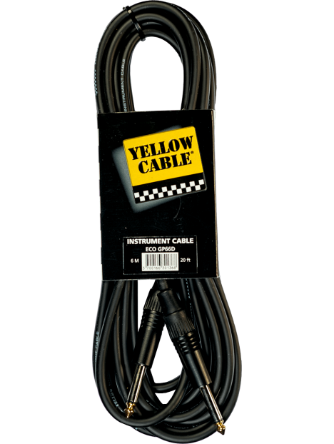 Yellow Cable - Cordon jack jack diam. 6 - 6m - ECO GP66D