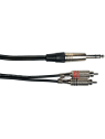 Yellow Cable - Cordon 2 rca jack stéréo 3 m - ECO K02ST-3