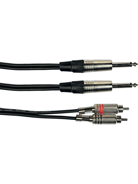 Yellow Cable - Cordon 2 rca 2 jack 3 m - ECO K03-3