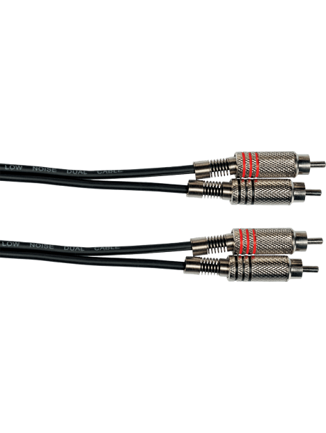 Yellow Cable - Cordon 2 rca 2 rca 1 m - ECO K04-1