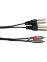 Yellow Cable - Cordon 2 xlr 2 rca 3 m - ECO K09-3