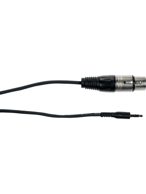 Yellow Cable - Cordon jack stéréo 3,5 mm xlr fem. 3 m - ECO K12-3