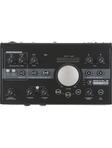 Mackie - Contrôleur de monitoring 3 in 2 out USB Bigknob Studio - RMK BIGKNOB-STUDIO