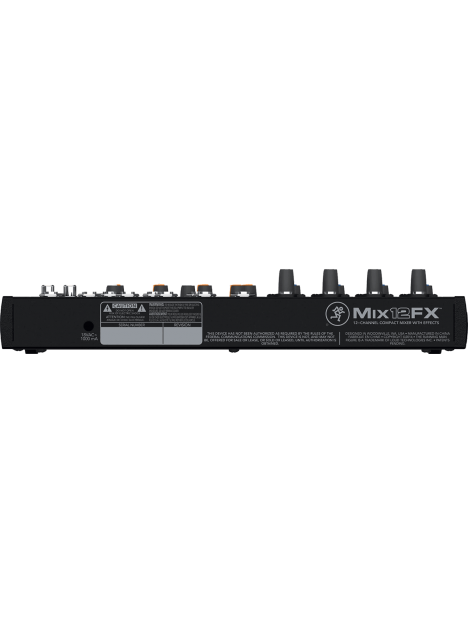 Mackie - Mixeur 12 canaux, 18 entrées + effets MIX12FX - SMK MIX12FX