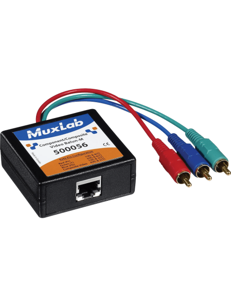 MuxLab - Balun vidéo Composante/Composite, Mâle - IMU 500056