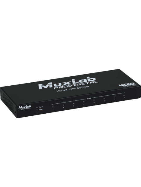 MuxLab - Distributeur 1x8 HDMI, 4K/60 - IMU 500427