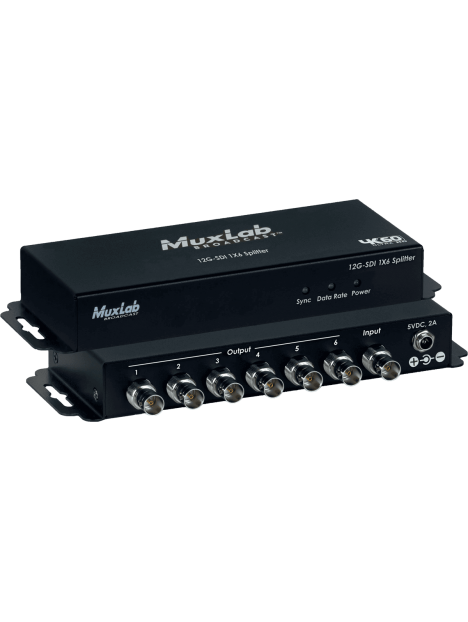MuxLab - Distributeur 12G-SDI 1x6 - IMU 500718