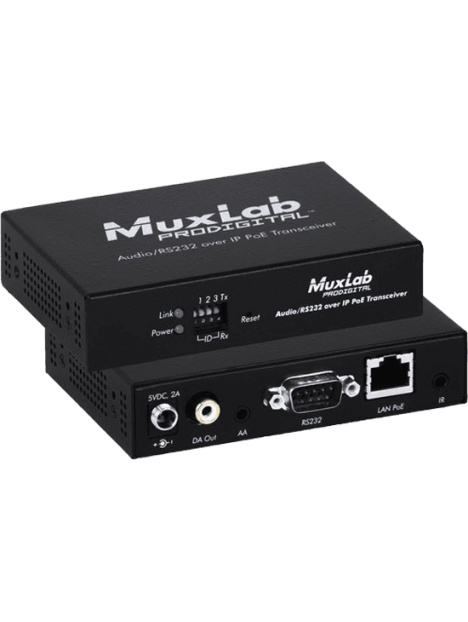 MuxLab - Emetteur Audio/RS232 sur IP - IMU 500755