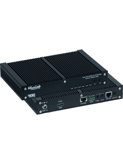 MuxLab - Récepteur AV sur IP 4K/60 non compressé UTP - IMU 500760-RX