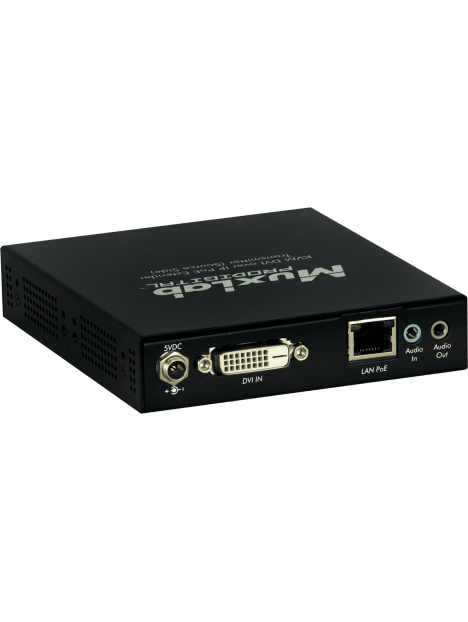 MuxLab - Extension TX DVI / USB2.0 KVM sur IP avec PoE - IMU 500771-TX