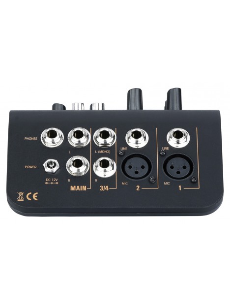 Audiophony - Mi3 Mixer 3 canaux 2 microphones et 1 stéréo - 10909