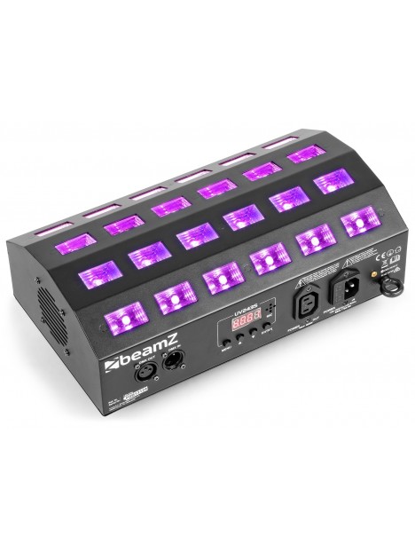 Beamz - Projecteur à LED avec 24 LED UV 3W pour effets de lumière noire.
