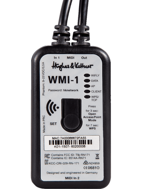Hughes & Kettner - Interface Midi sans fil pour GM36H - MHK WMI-1 