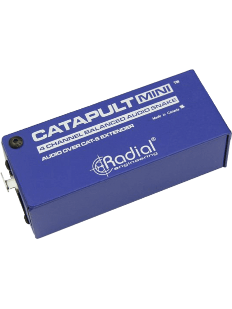 Radial Engineering - Multipaire récepteur 4 canaux éclaté jack TRS - SRA CATAPULT-MINI-TRS 