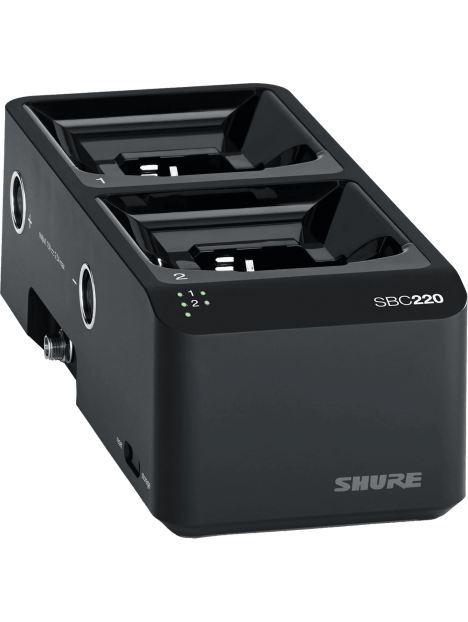 Shure - Dock chargeur 2 emplacements en réseau - SSX SBC220-E 