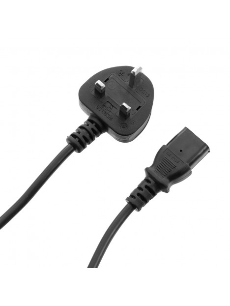 Plugger - Câble IEC UK 0.75mm² 1.80m Easy Plugger