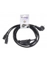 Plugger - Câble d'alimentation 2 IEC - PC16 norme EU 3m Elite Plugger