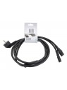 Plugger - Câble d'alimentation 2 IEC - PC16 norme EU 3m Elite Plugger