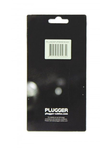 Plugger - Adaptateur Jack Femelle Mono - XLR Mâle 3b Easy Plugger