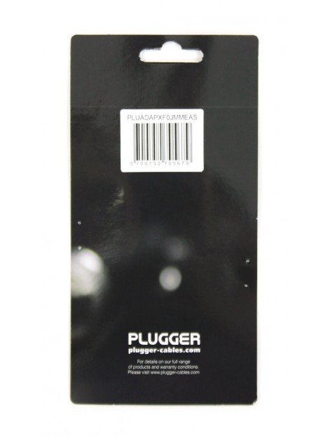 Plugger - Adaptateur XLR Femelle - Jack Mâle Mono Easy Plugger