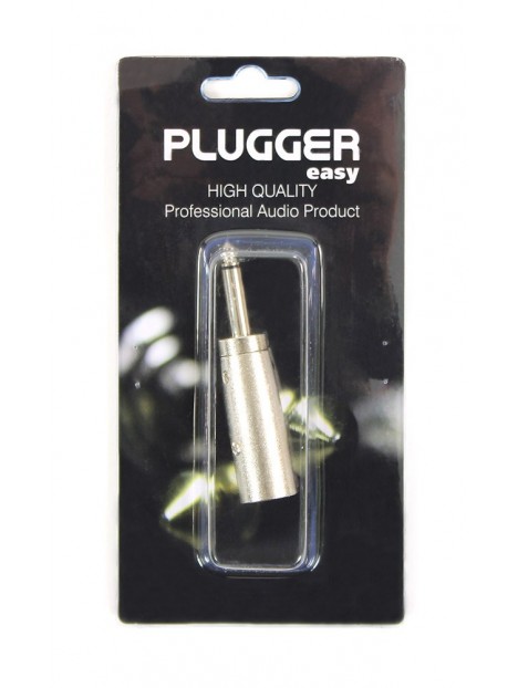 Plugger - Adaptateur XLR Mâle - Jack Mâle Mono Easy Plugger