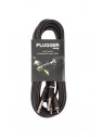 Plugger - Câble Bretelle RCA Mâle - Jack Mâle Mono 6m Easy Plugger