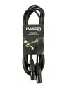 Plugger - Câble DMX XLR Femelle 3b - XLR Mâle 3b 3m Easy Plugger