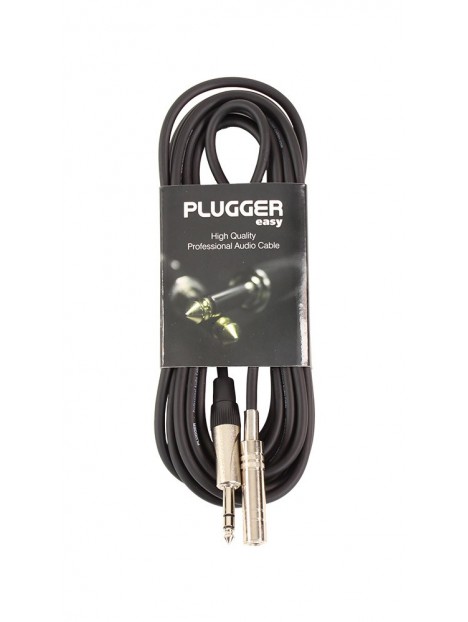 Plugger - Câble Jack Femelle Stéréo - Jack Mâle Stéréo 6m Easy Plugger