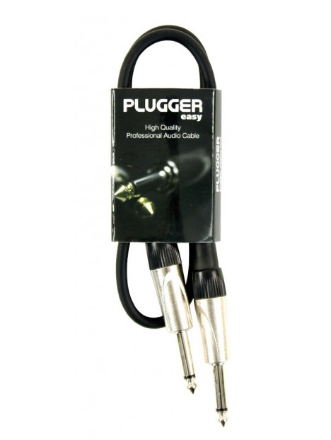 Plugger - Câble Jack Mâle Mono - Jack Mâle Mono 0.60m Easy Plugger