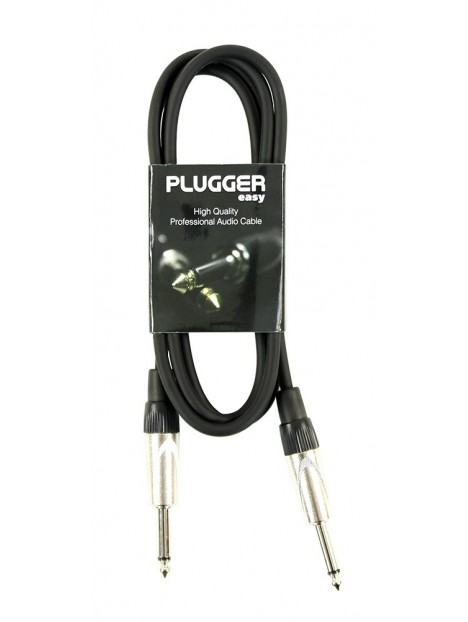 Plugger - Câble Jack Mâle Mono - Jack Mâle Mono 1.50m Easy Plugger