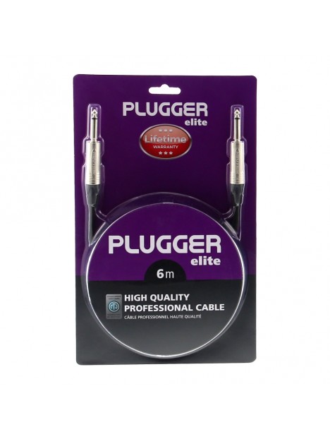 Plugger - Câble Jack Mâle Mono - Jack Mâle Mono 6m Elite Plugger
