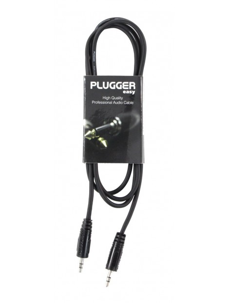 Plugger - Câble Mini Jack Mâle Stéréo - Mini Jack Mâle Stéréo 1.50m Easy Plugger