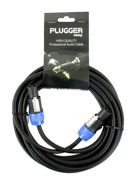 Plugger - Câble HP 2 x 1.5mm² Speakon Mâle - Speakon Mâle 6m Easy Plugger