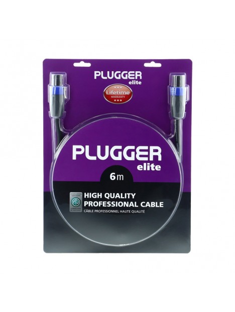 Plugger - Câble HP 2 x 2.5mm² Speakon Mâle - Speakon Mâle 6m Elite Plugger