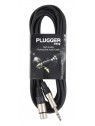 Plugger - Câble XLR Femelle - Jack Mâle Stéréo 6m Easy Plugger