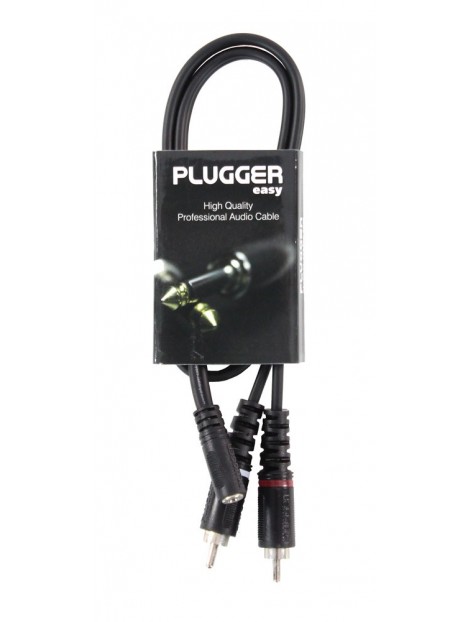 Plugger - Câble Y Mini Jack Femelle Stéréo - RCA Mâle 0.60m Easy Plugger