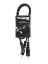 Plugger - Câble Y Mini Jack Femelle Stéréo - RCA Mâle 0.60m Easy Plugger