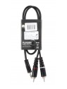 Plugger - Câble Y Mini Jack Mâle Stéréo - RCA Mâle 0.60m Easy Plugger