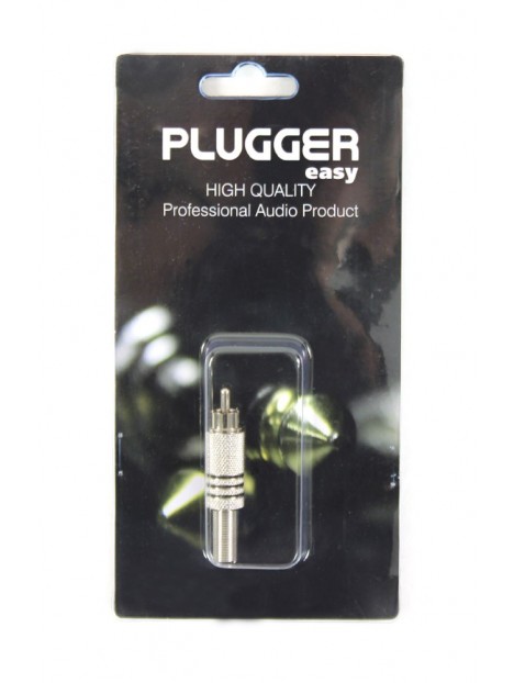 Plugger - Connecteur RCA Mâle Noir Plugger
