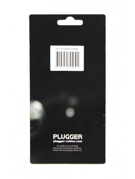 Plugger - Connecteur RCA Mâle Noir Plugger