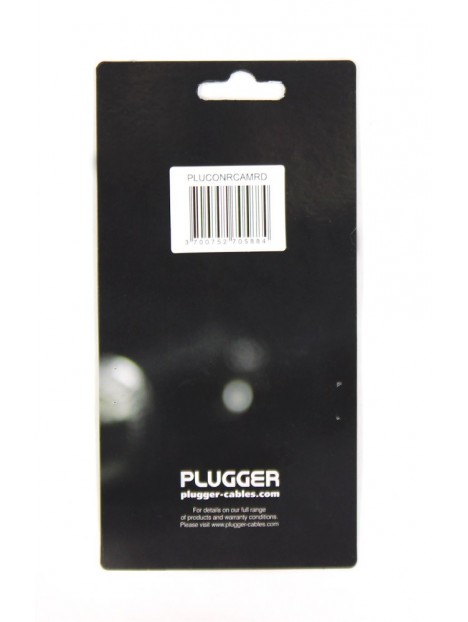 Plugger - Connecteur RCA Mâle Rouge Plugger