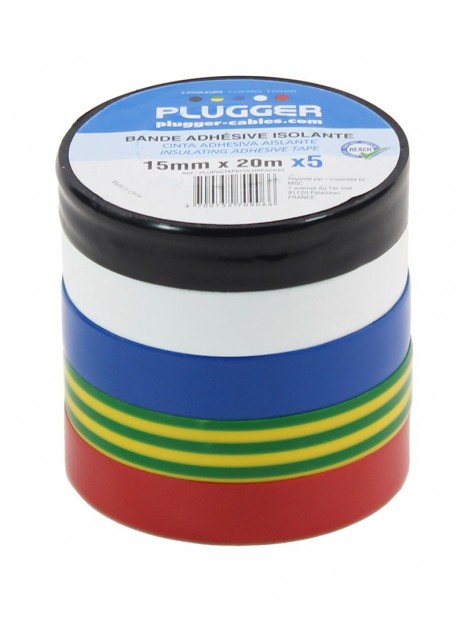 Plugger - PVC Tape Color Pack 20 mètres Plugger